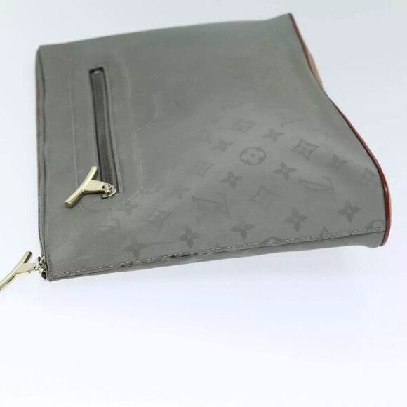 LOUIS VUITTON Monogram Titanium Pochette Cosmos Bag Gray M63240 LV Auth - Picture 13 of 16
